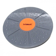 Балансировочная платформа LiveUp BALANCE BOARD Grey Orange 39cm